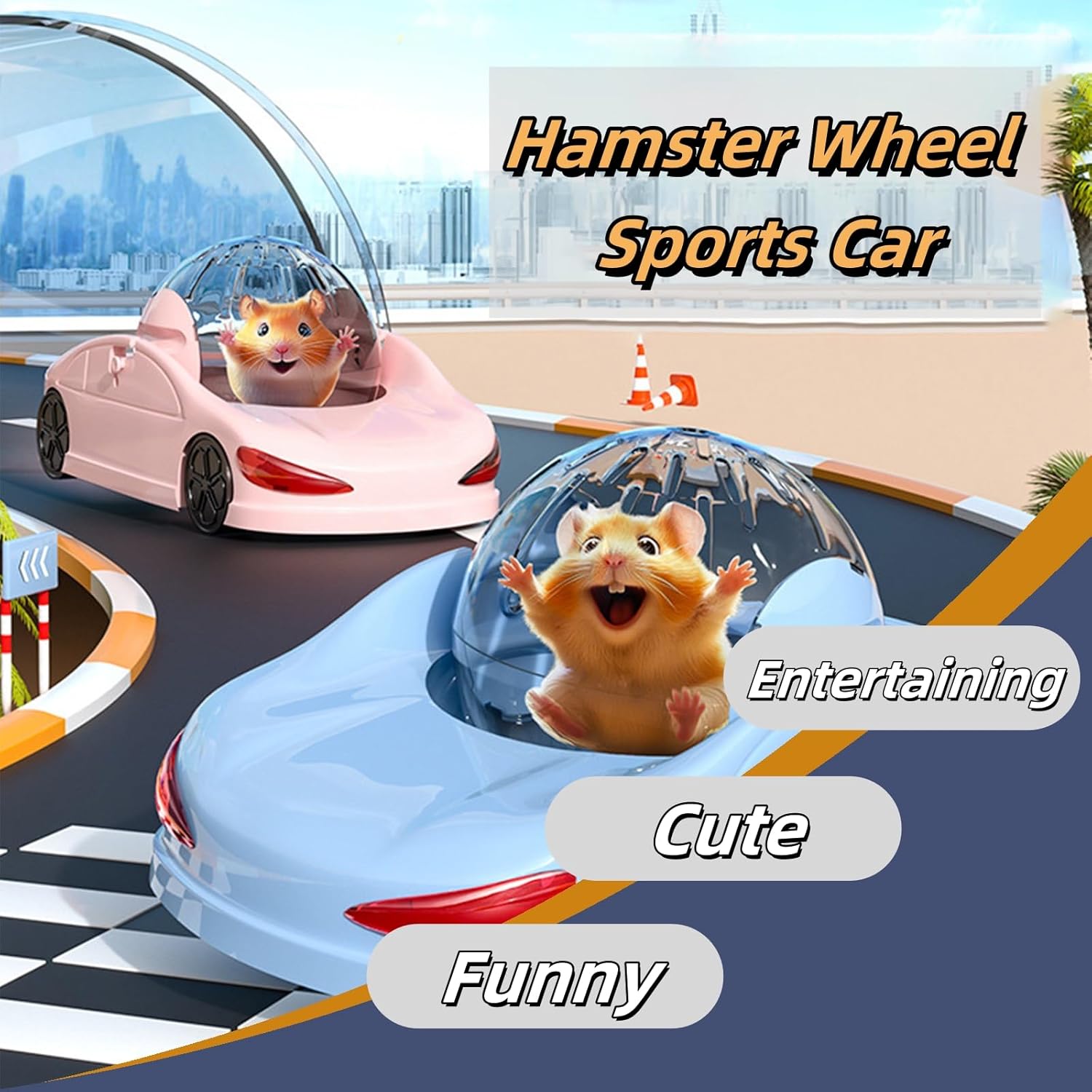 Funny Hamster Wheel