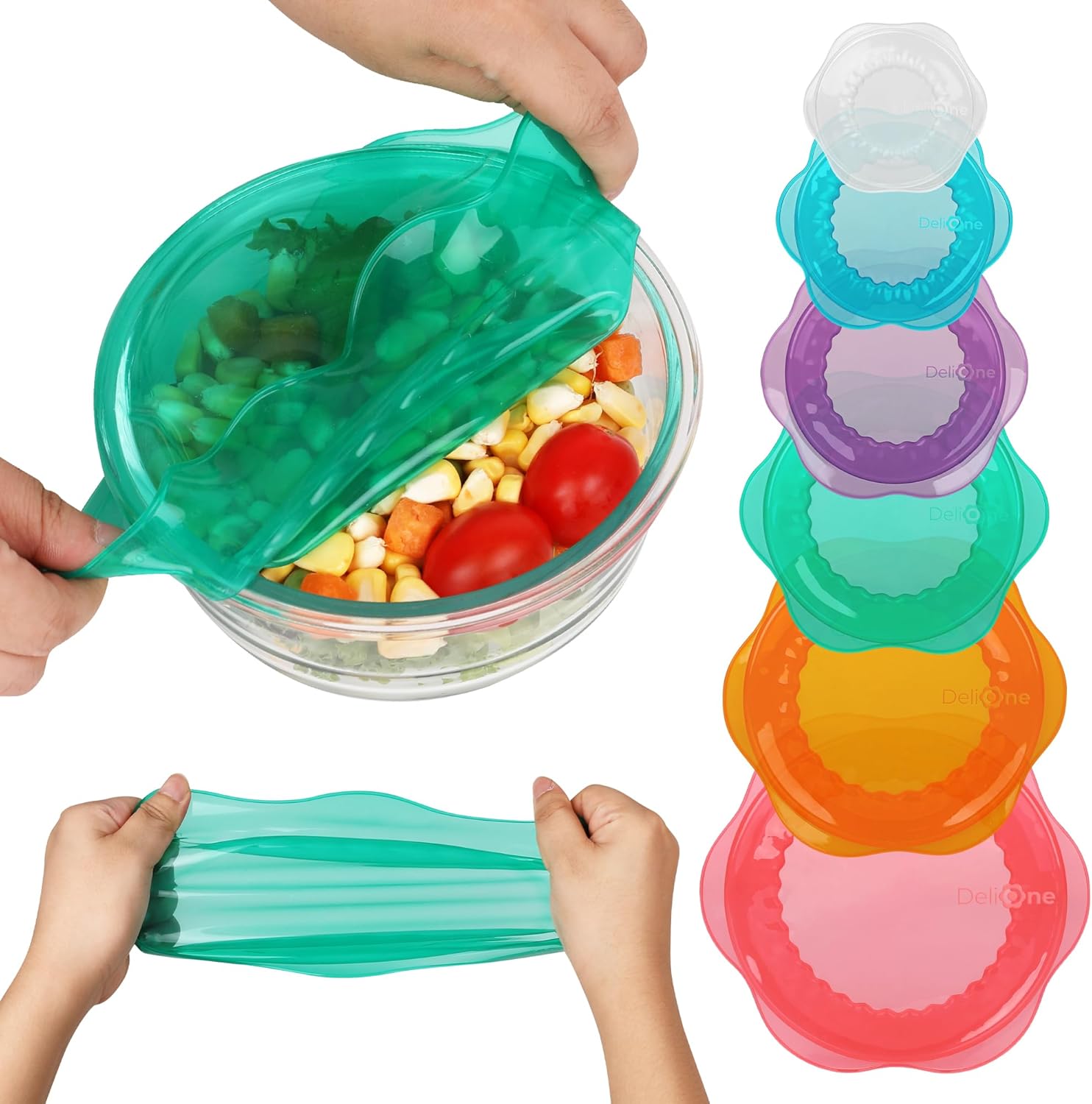 Silicone Stretch Lids for Food Storage