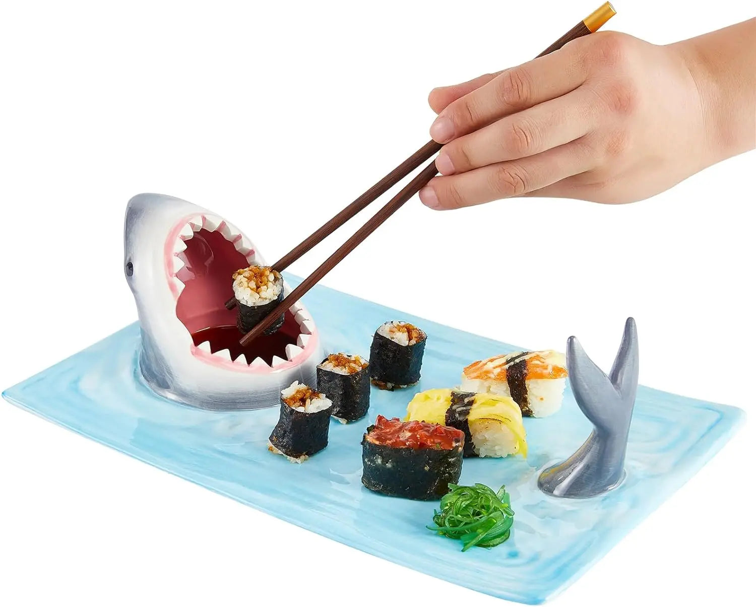 The Sharkuterie🦈 ceramic plate Trendslana