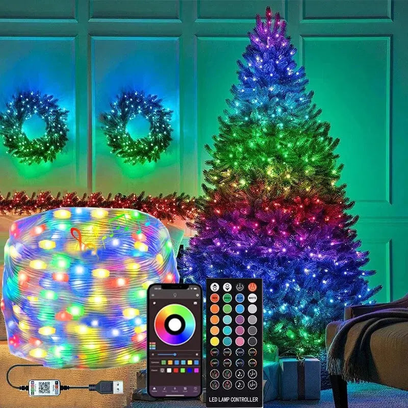 Christmas Tree Bluetooth LED lights Trendslana
