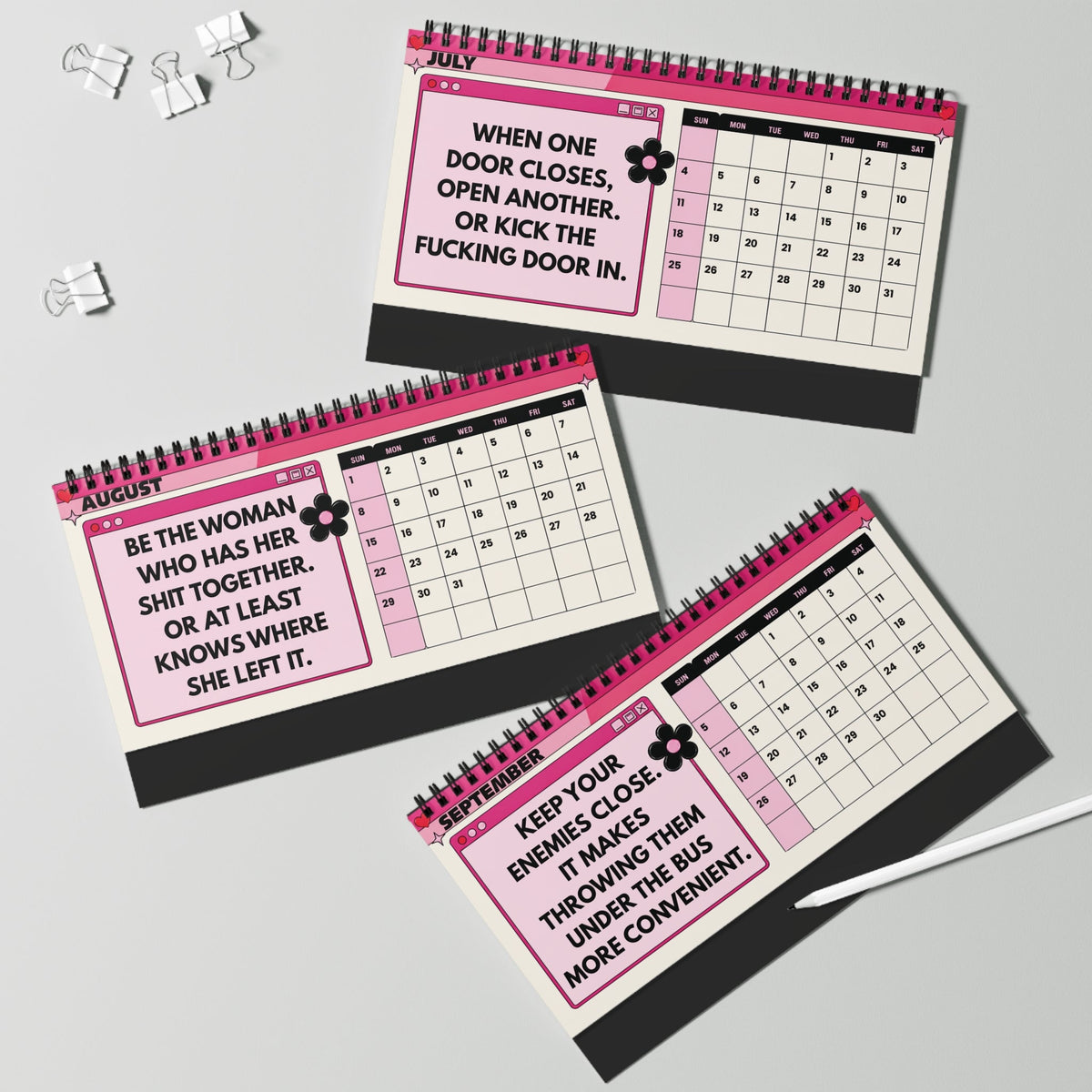 Ask Your Inner Bitch 2027 Desk Calendar