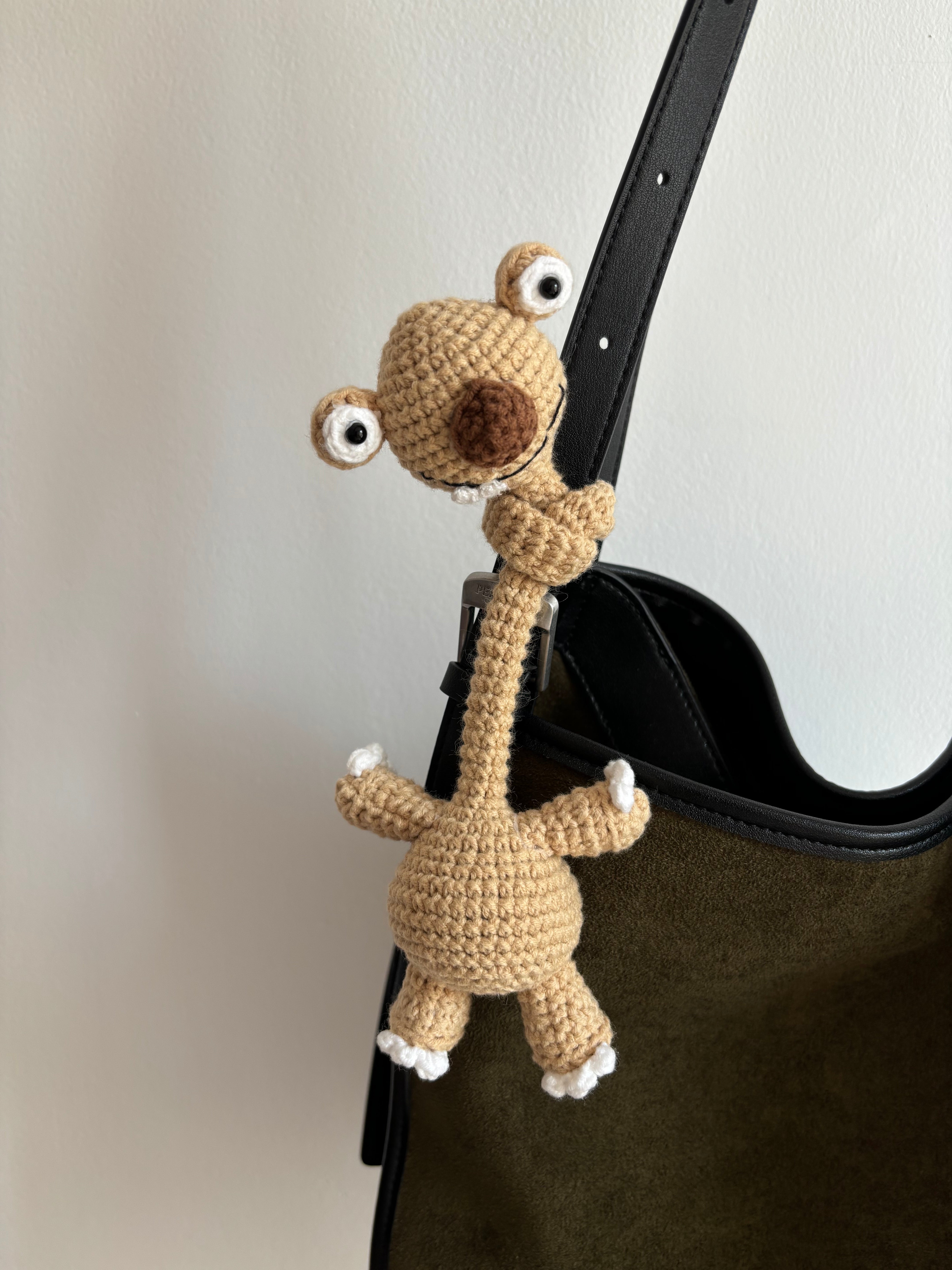 Funny Long Neck Sloth Crochet Plush