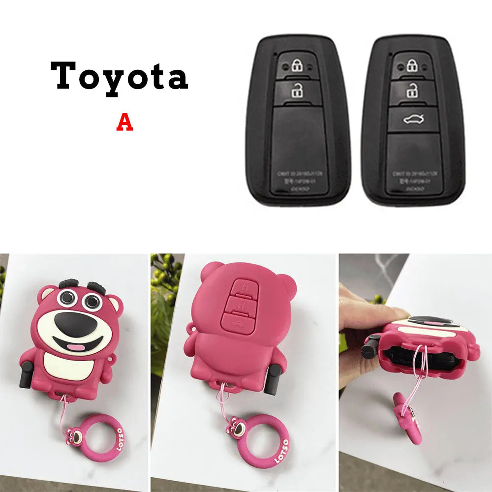 Strawberry Bear Key Protective Shell Trendslana