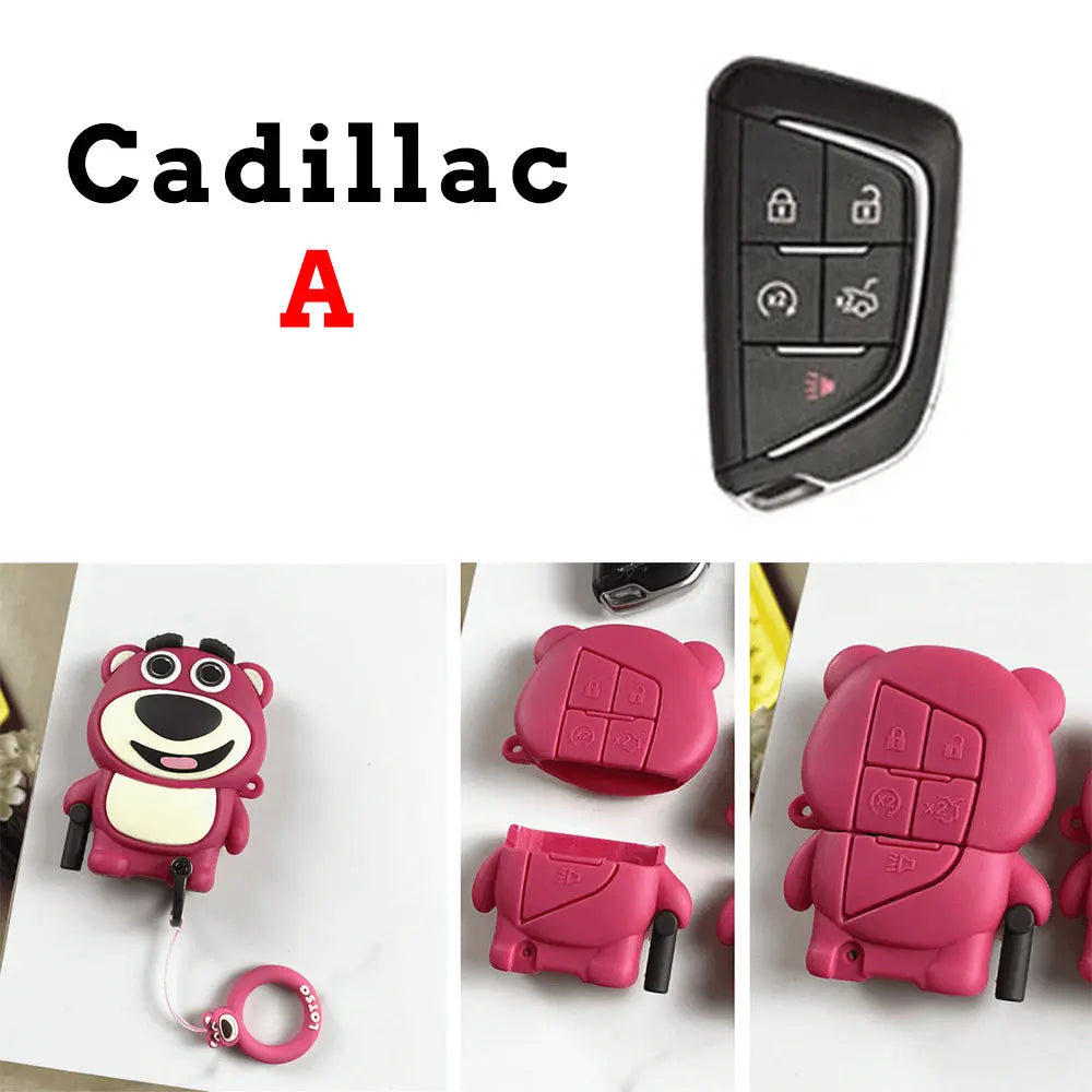 Strawberry Bear Key Protective Shell Trendslana