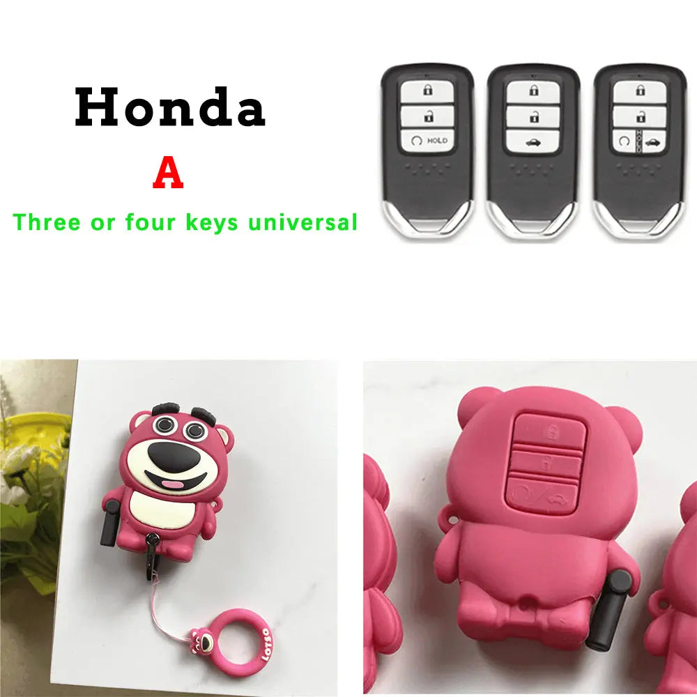 Strawberry Bear Key Protective Shell Trendslana