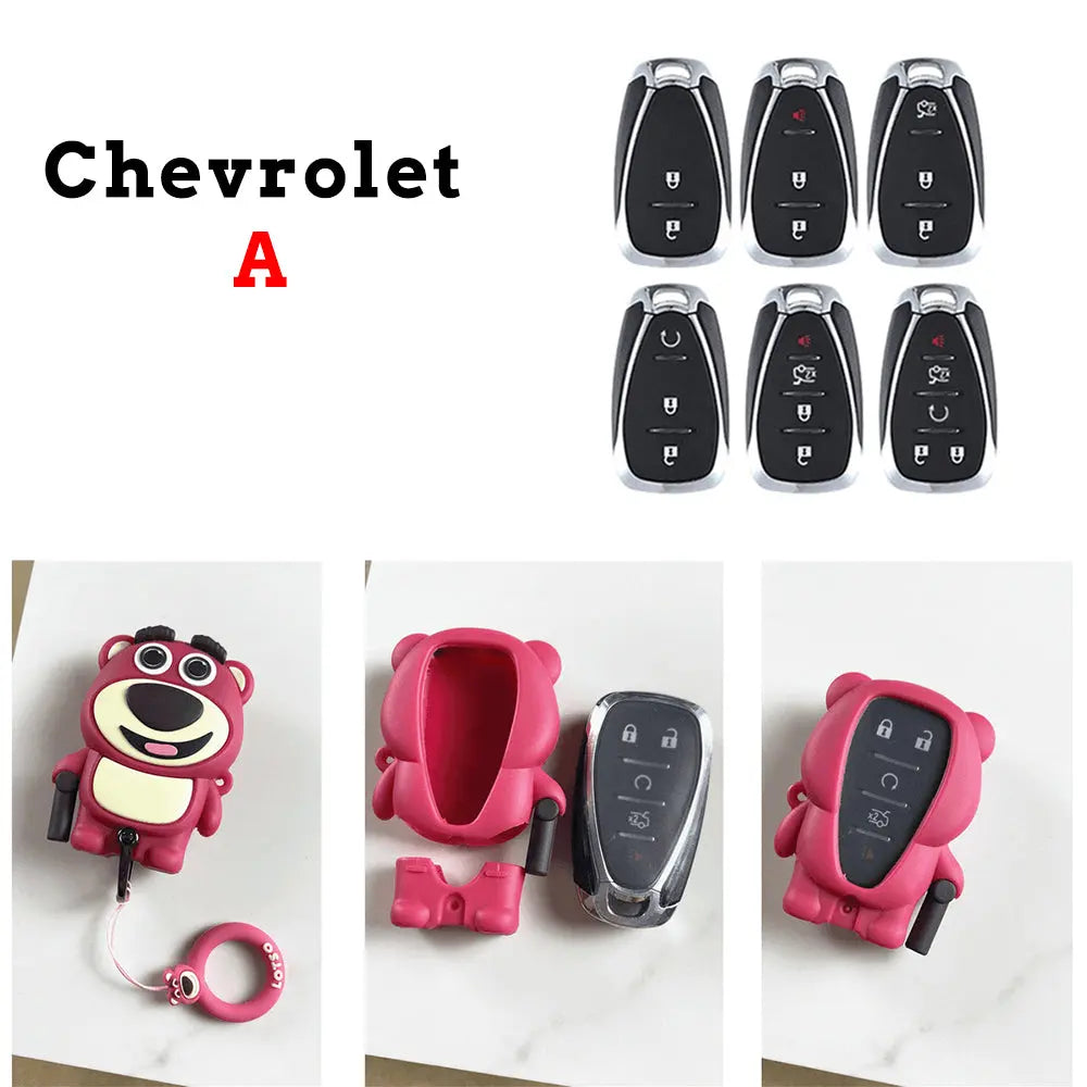 Strawberry Bear Key Protective Shell Trendslana