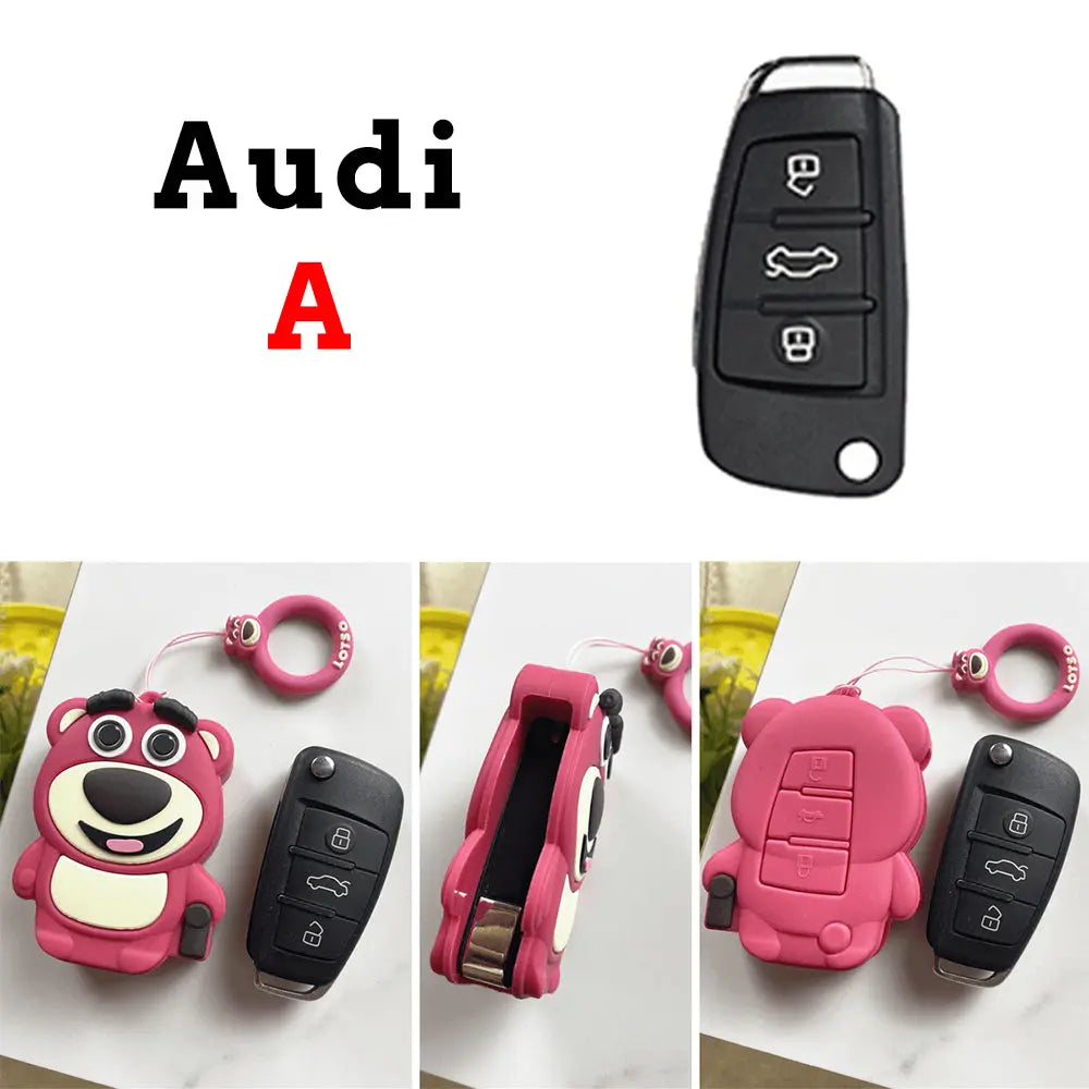 Strawberry Bear Key Protective Shell Trendslana