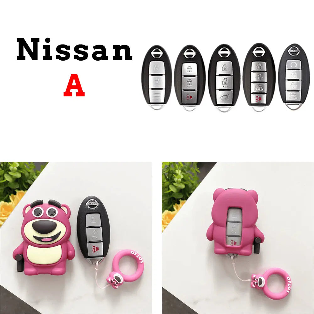 Strawberry Bear Key Protective Shell Trendslana