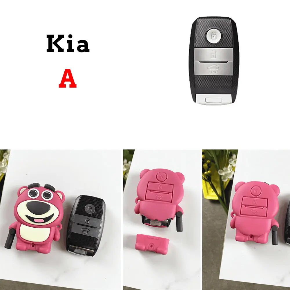 Strawberry Bear Key Protective Shell Trendslana