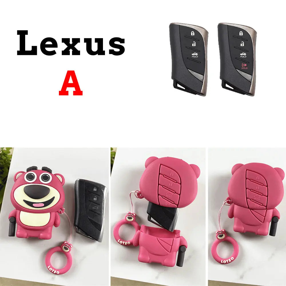 Strawberry Bear Key Protective Shell Trendslana