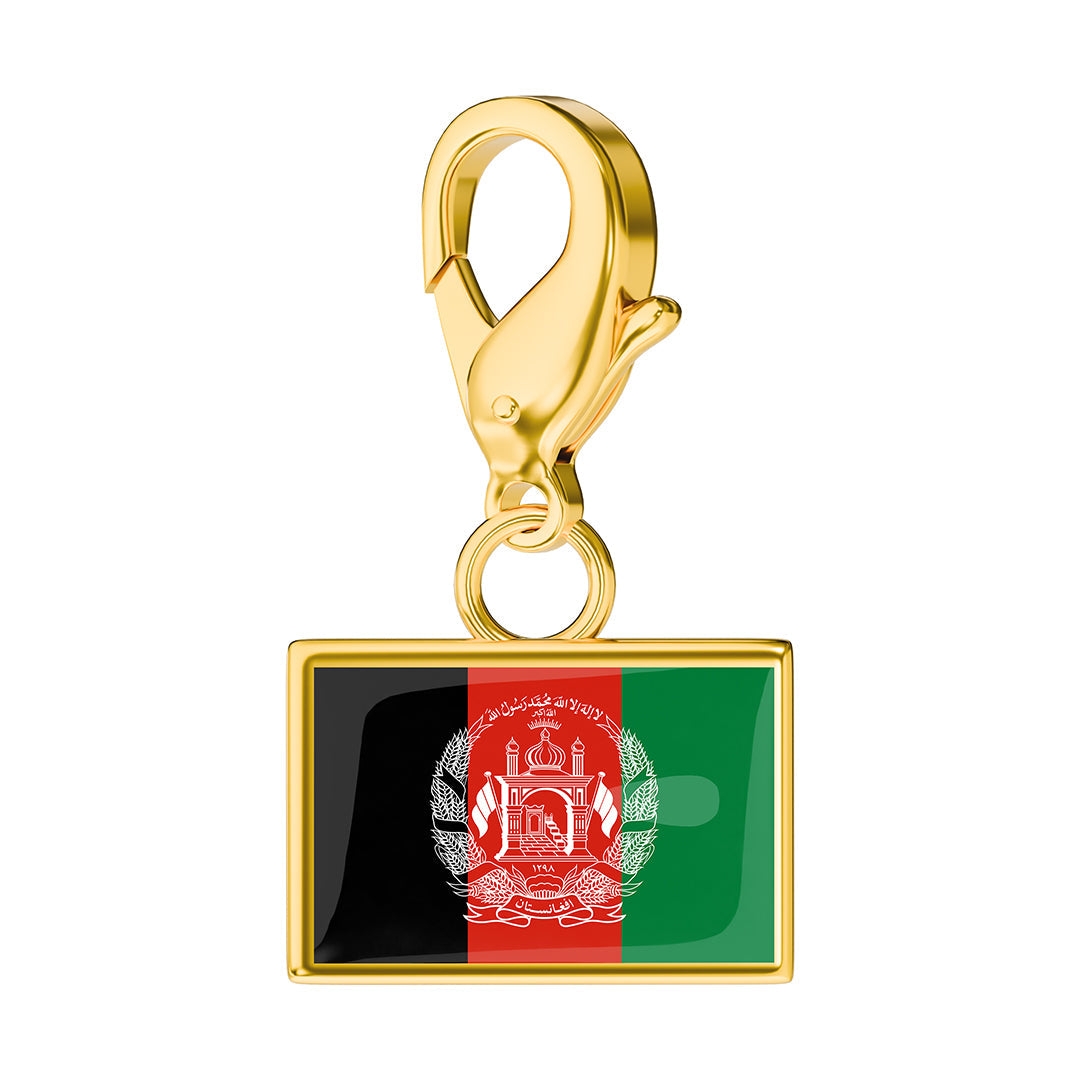 FLAG & MAP CHARMS SET