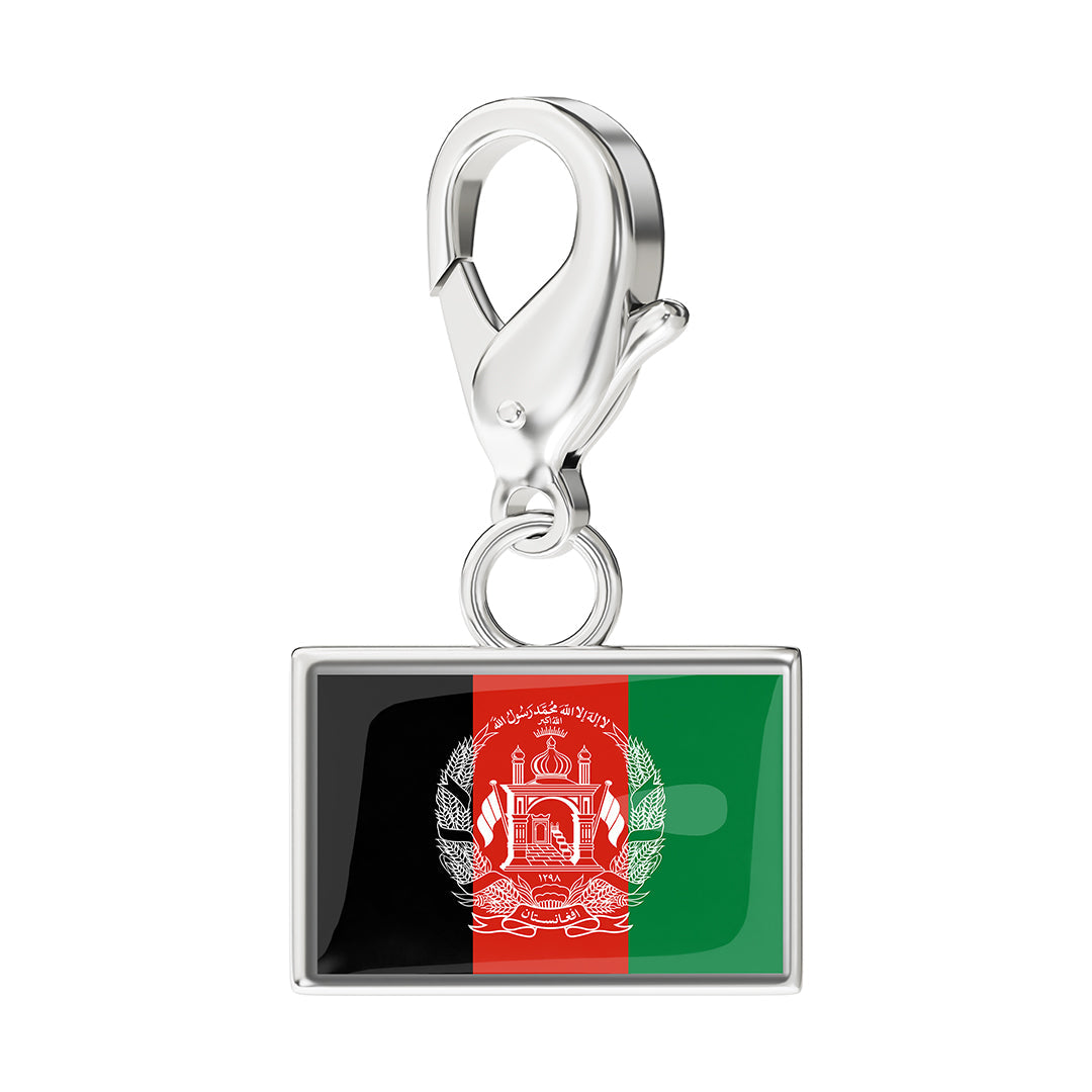 FLAG & MAP CHARMS SET