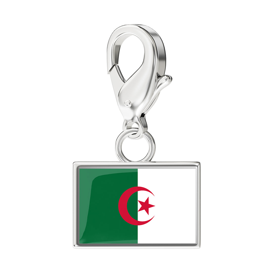 FLAG & MAP CHARMS SET
