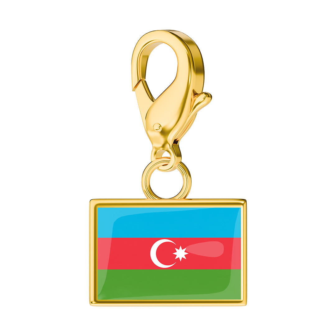 FLAG & MAP CHARMS SET