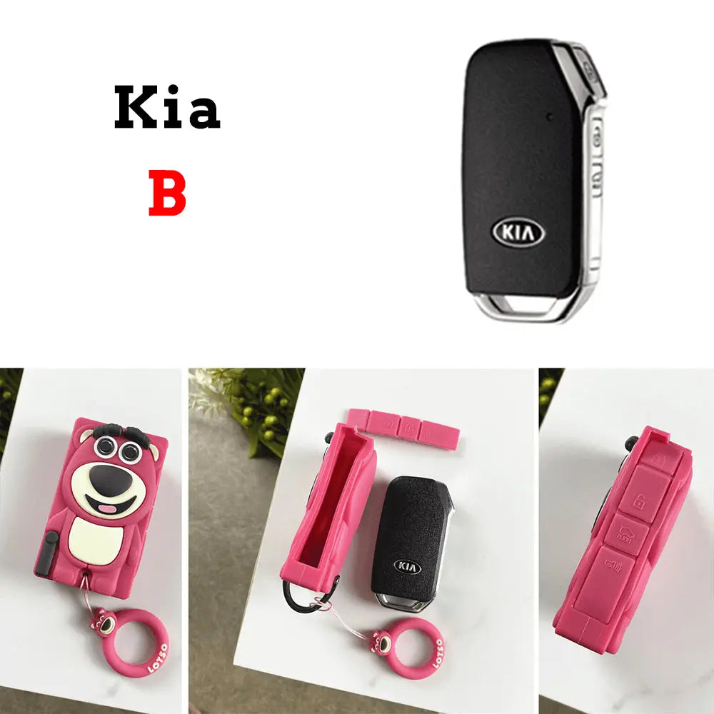 Strawberry Bear Key Protective Shell Trendslana