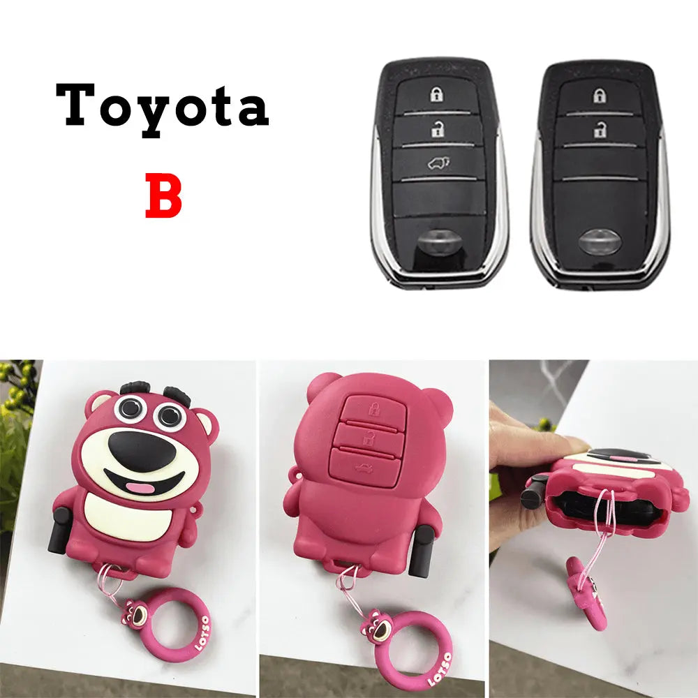 Strawberry Bear Key Protective Shell Trendslana