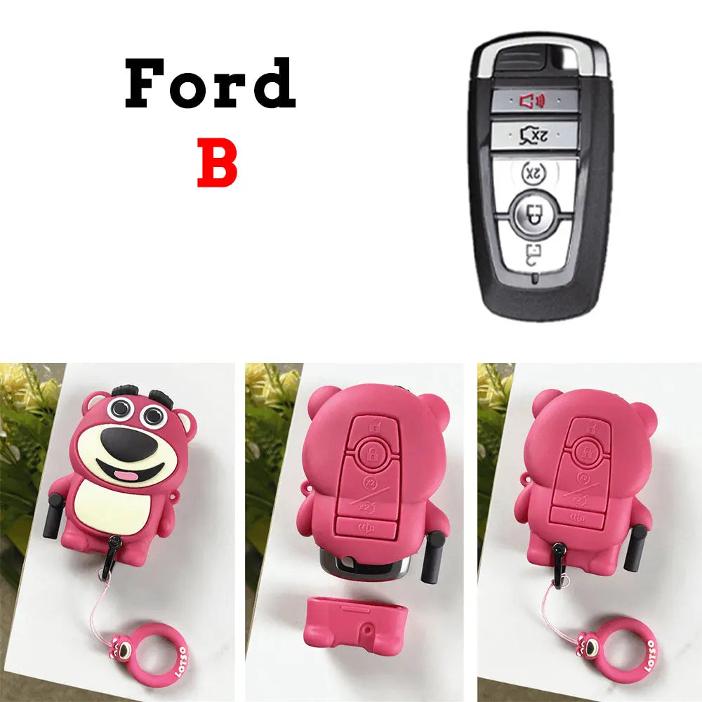 Strawberry Bear Key Protective Shell Trendslana