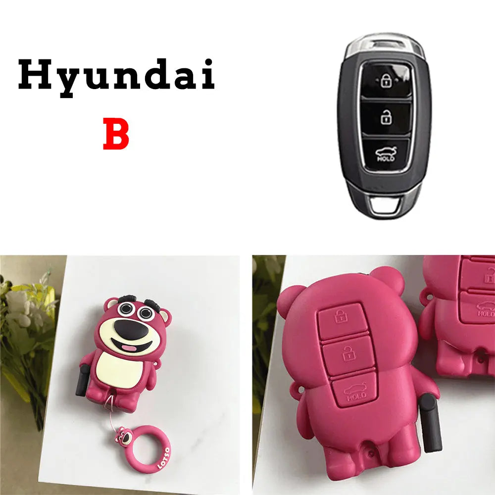 Strawberry Bear Key Protective Shell Trendslana