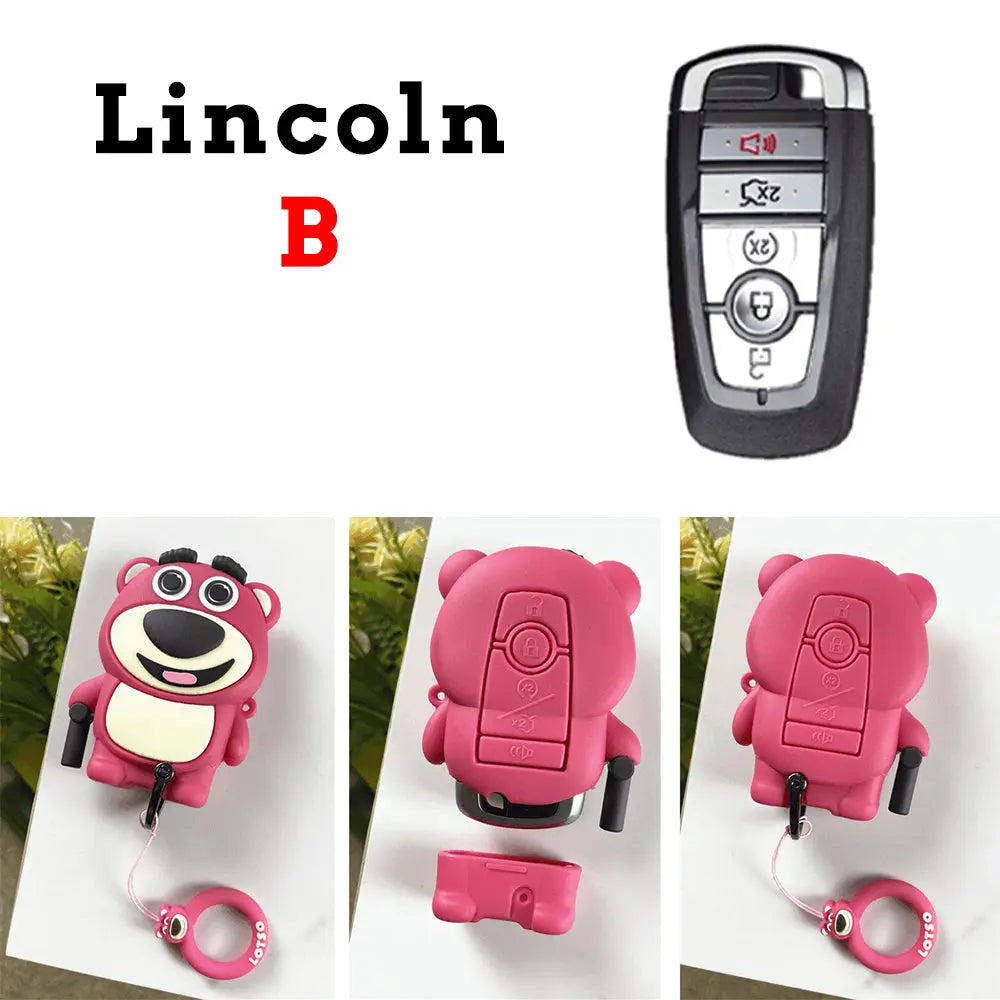 Strawberry Bear Key Protective Shell Trendslana