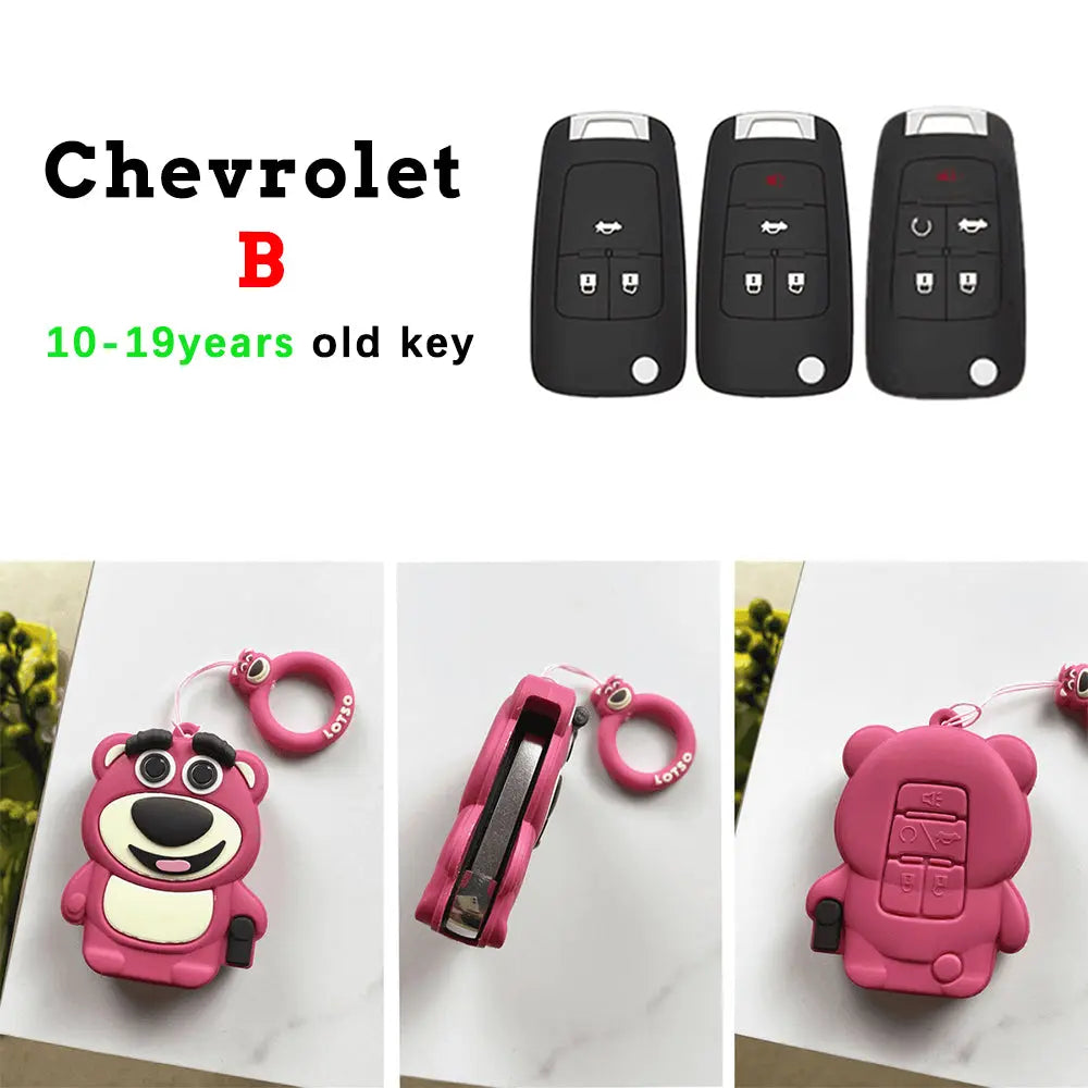 Strawberry Bear Key Protective Shell Trendslana