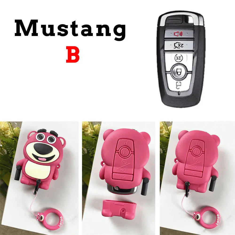 Strawberry Bear Key Protective Shell Trendslana