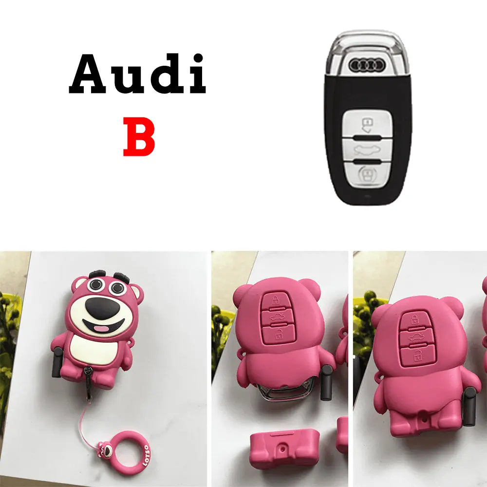 Strawberry Bear Key Protective Shell Trendslana