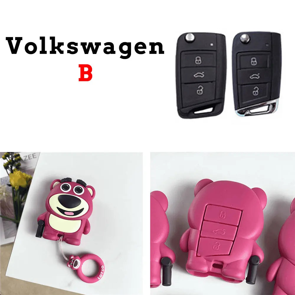 Strawberry Bear Key Protective Shell Trendslana