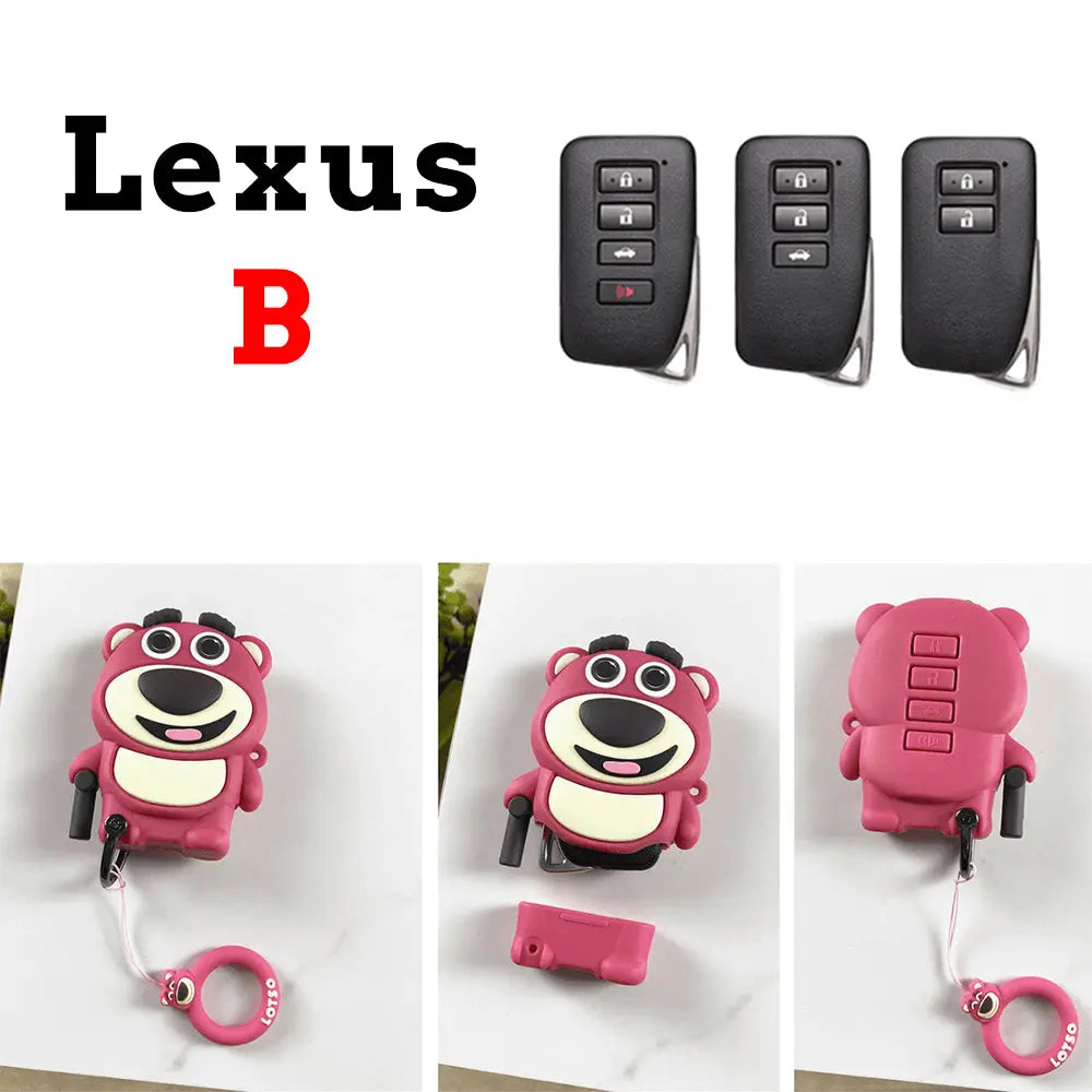 Strawberry Bear Key Protective Shell Trendslana