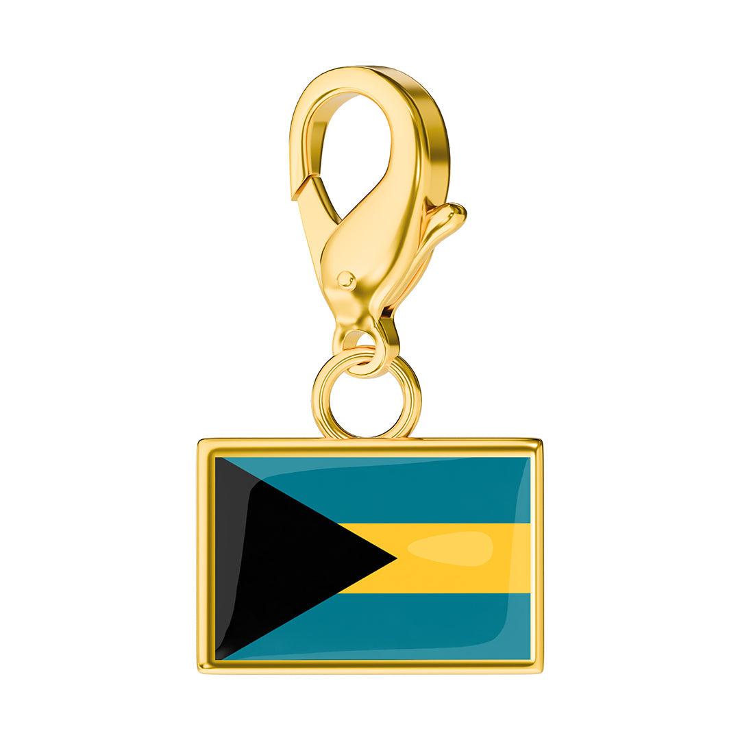 FLAG & MAP CHARMS SET