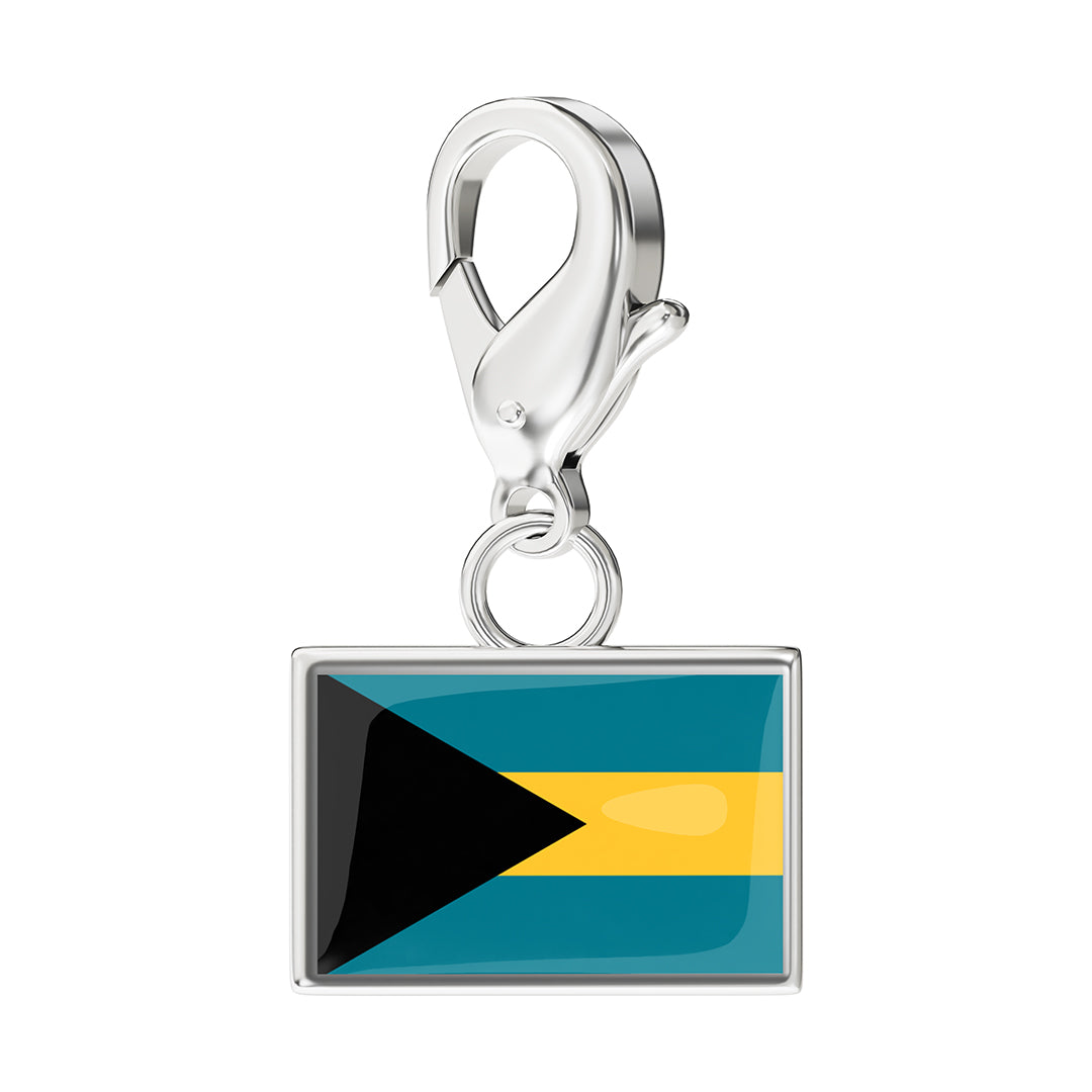 FLAG & MAP CHARMS SET