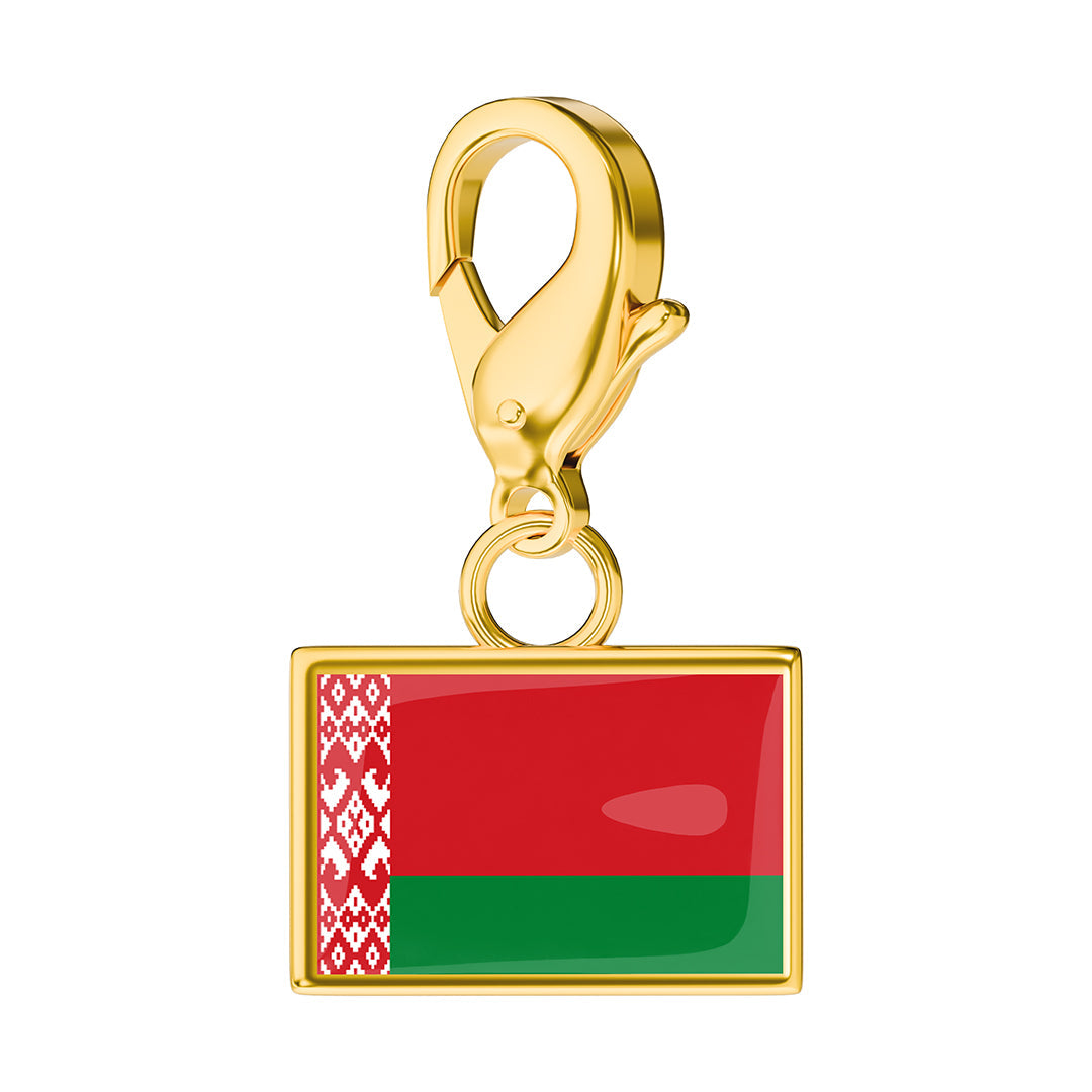 FLAG & MAP CHARMS SET