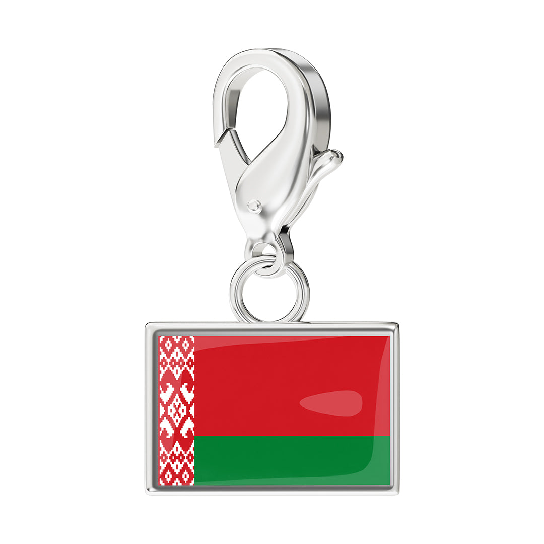 FLAG & MAP CHARMS SET
