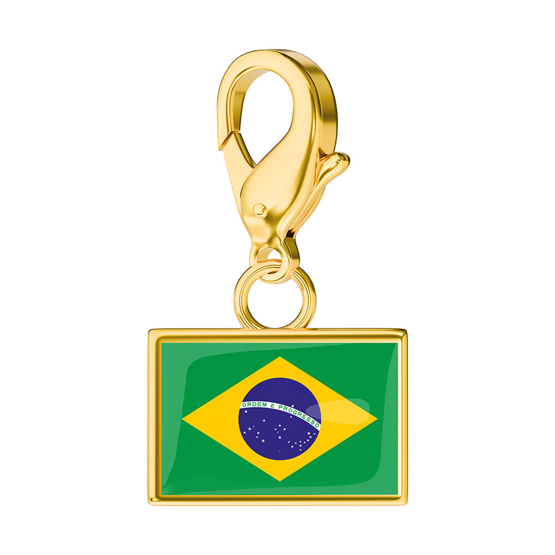 FLAG & MAP CHARMS SET