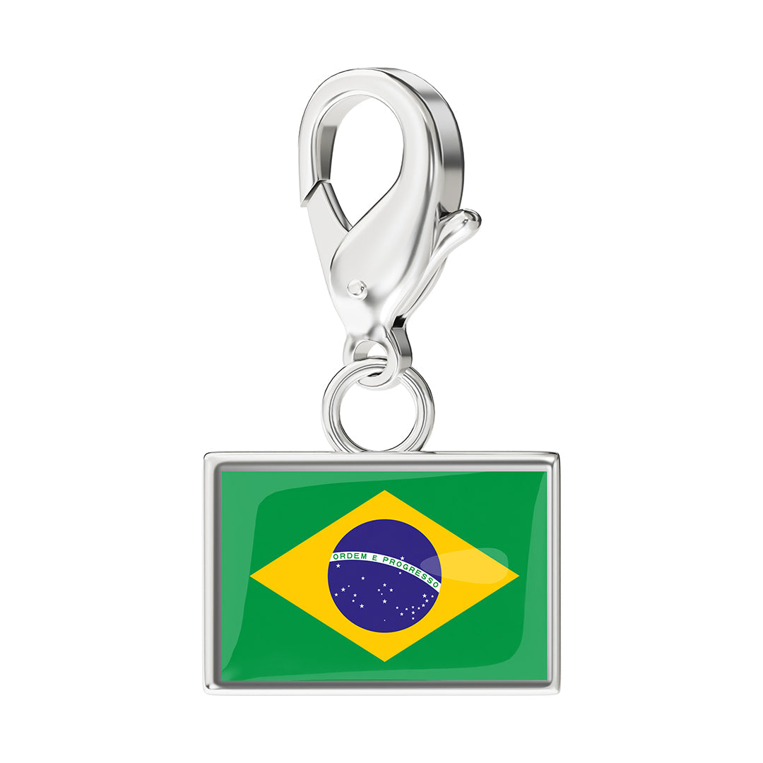 FLAG & MAP CHARMS SET