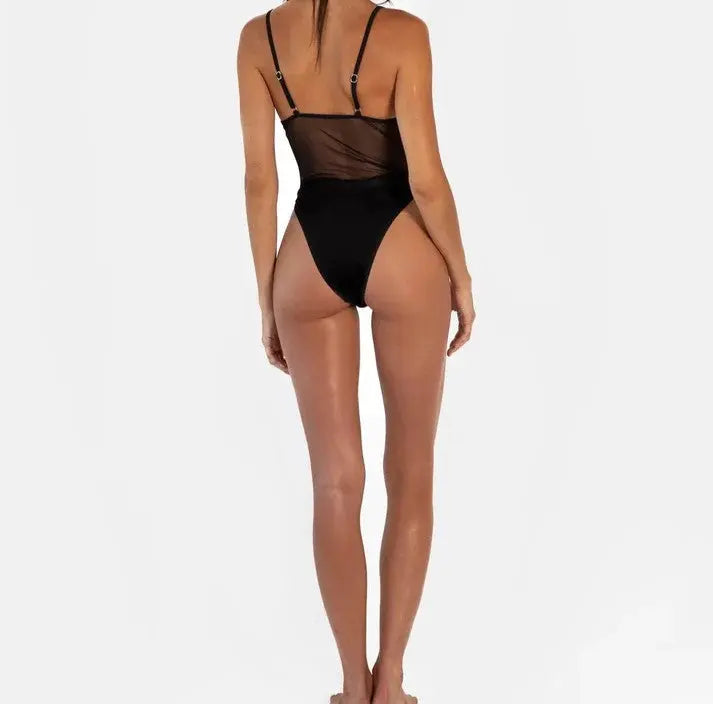 No Tan Line One Piece Swimsuit Trendslana