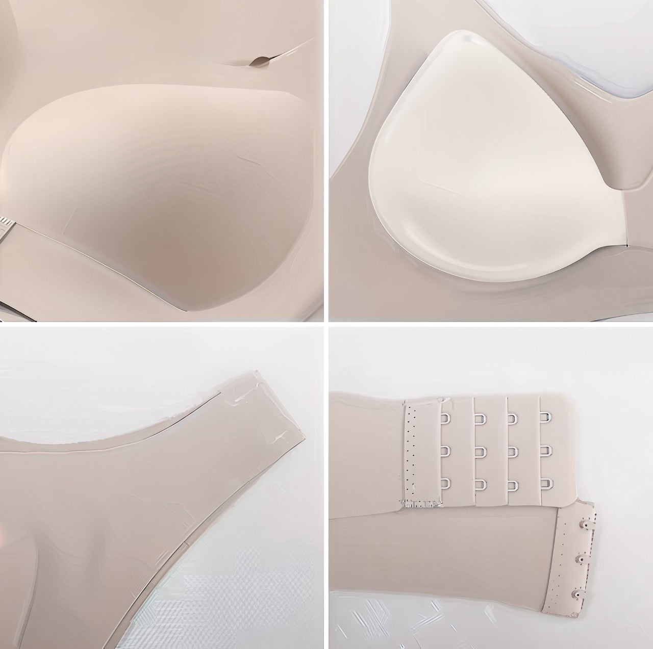 Seamless Front Buckle Support Bra