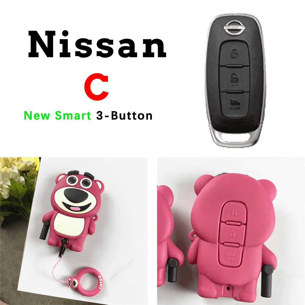 Strawberry Bear Key Protective Shell Trendslana