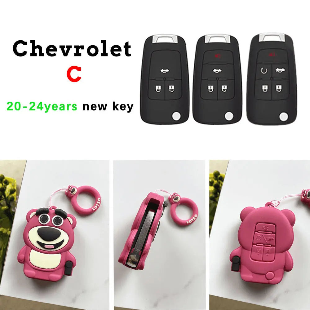 Strawberry Bear Key Protective Shell Trendslana