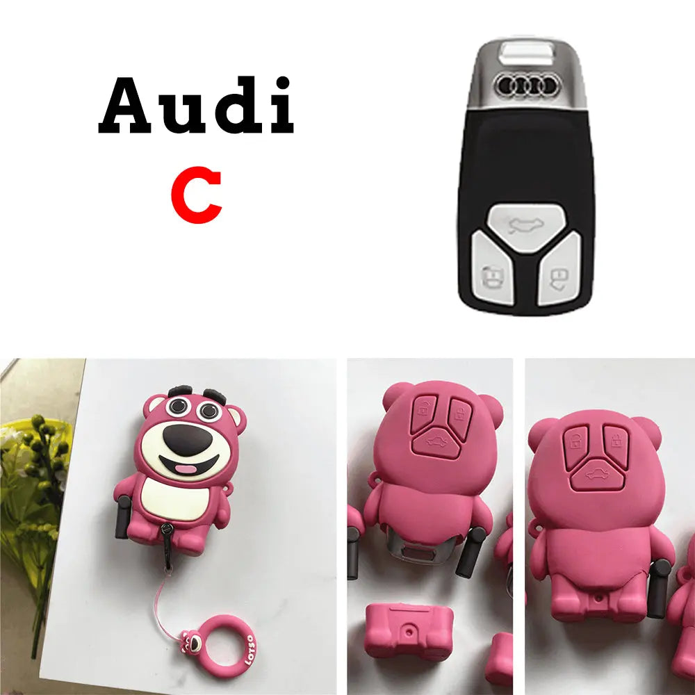 Strawberry Bear Key Protective Shell Trendslana