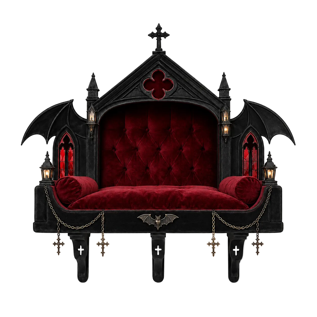 Halloween Pet Goth Beds