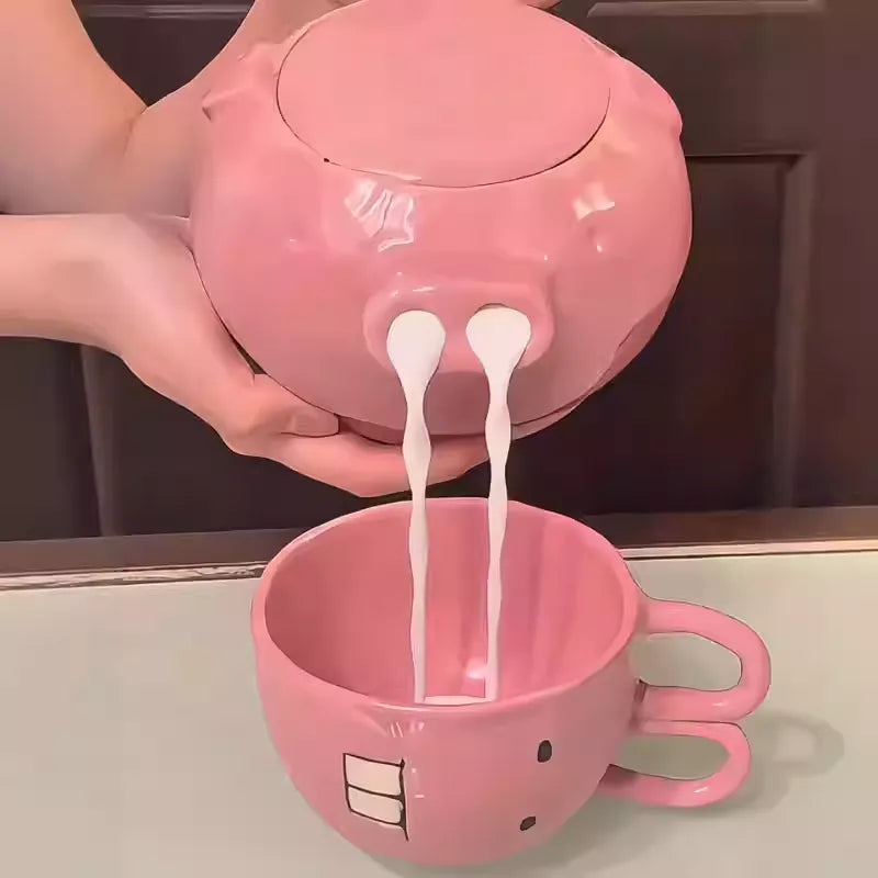 Cute Piggy Teapot