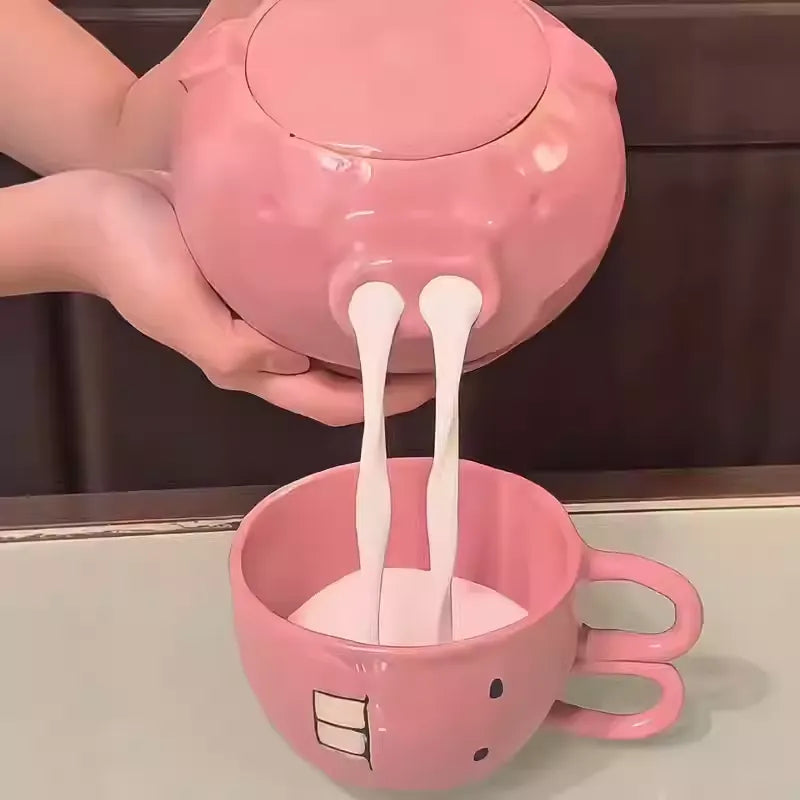 Cute Piggy Teapot