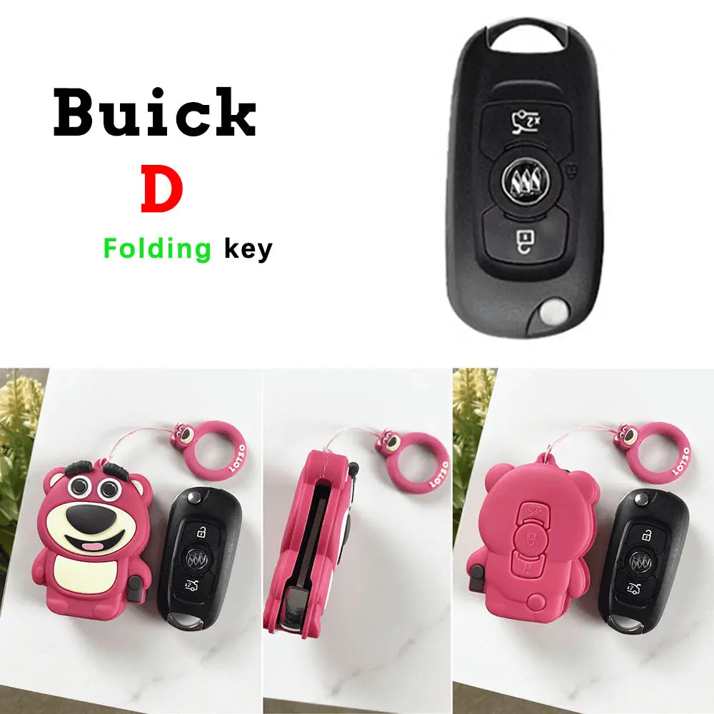 Strawberry Bear Key Protective Shell Trendslana