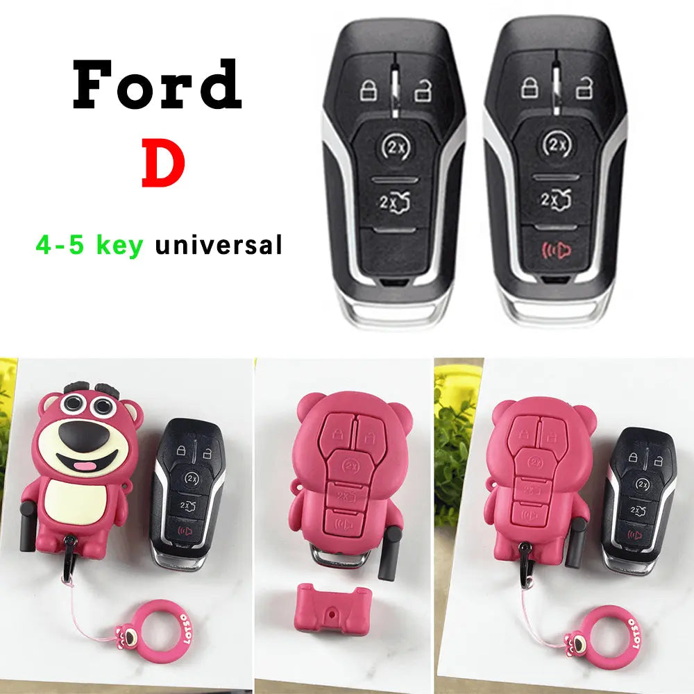 Strawberry Bear Key Protective Shell Trendslana