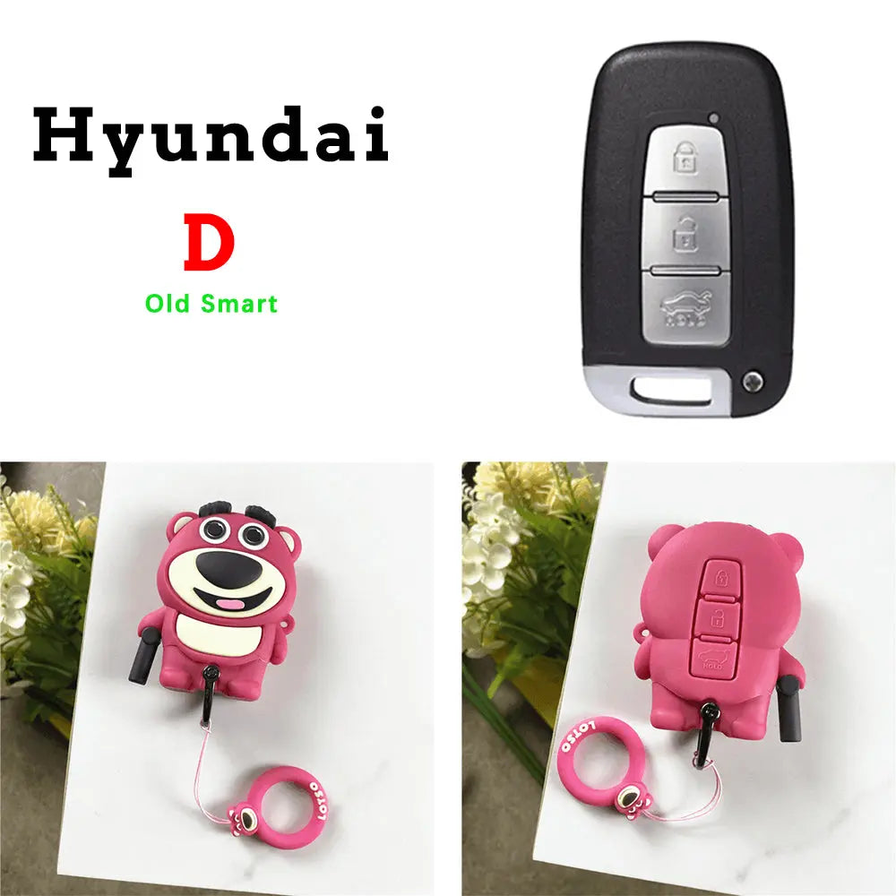 Strawberry Bear Key Protective Shell Trendslana