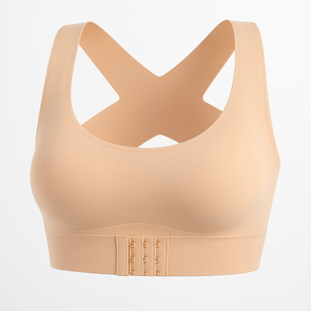 Seamless Front Buckle Support Bra