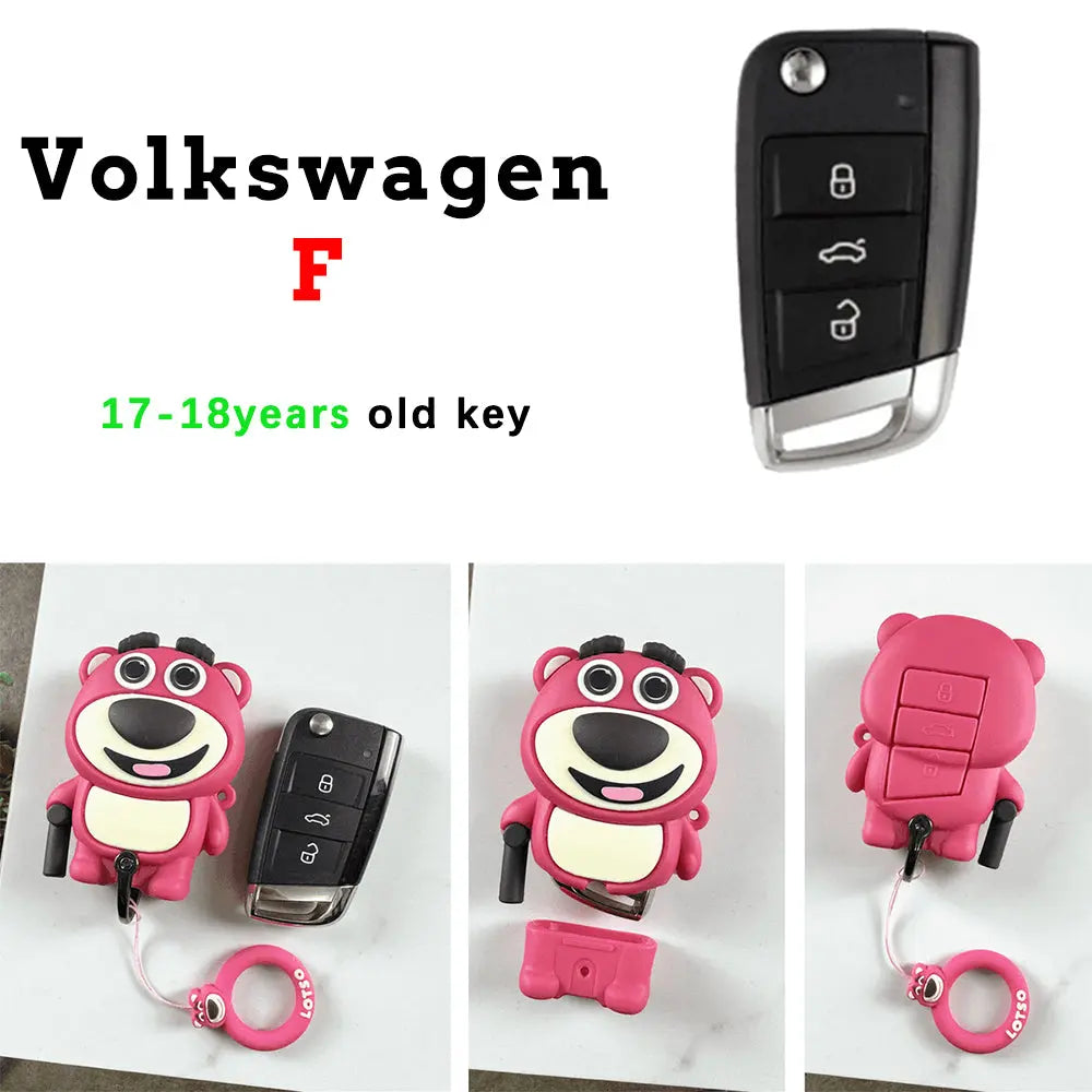 Strawberry Bear Key Protective Shell Trendslana