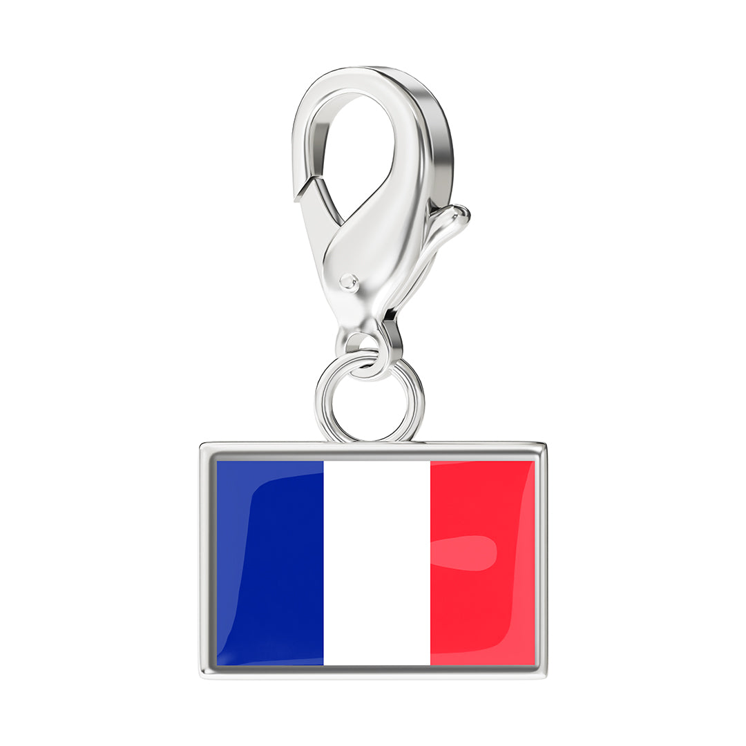 FLAG & MAP CHARMS SET