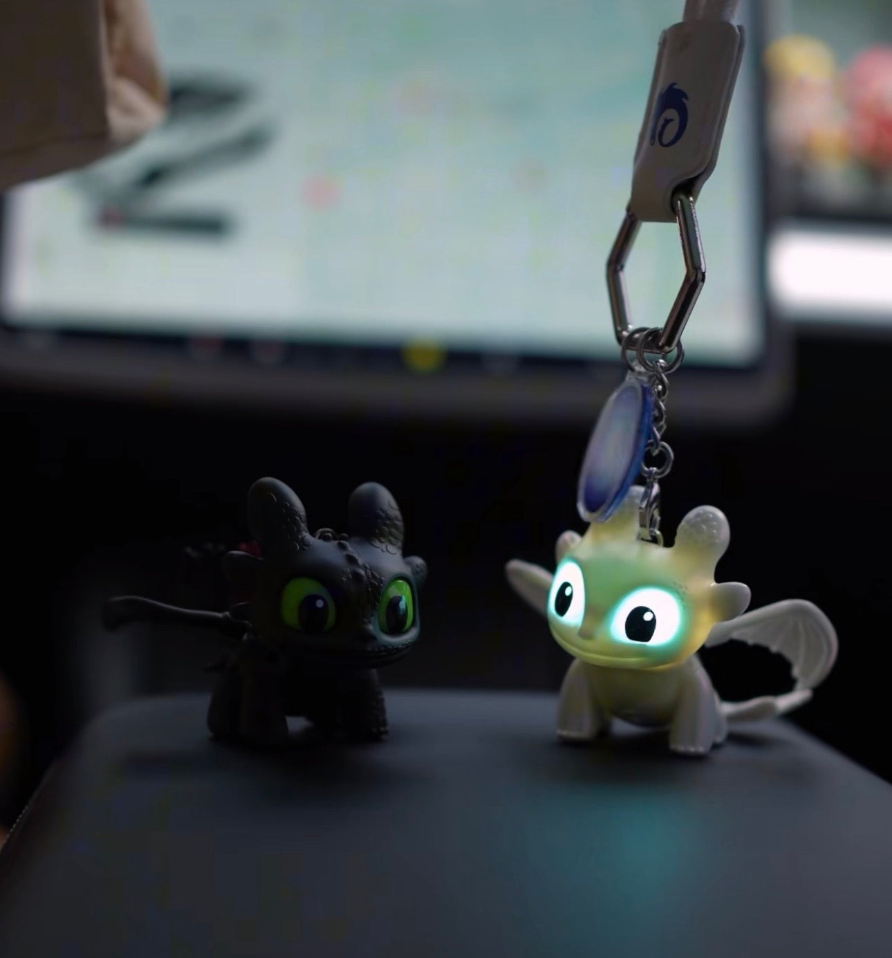 Mini Dragon Toy With Led