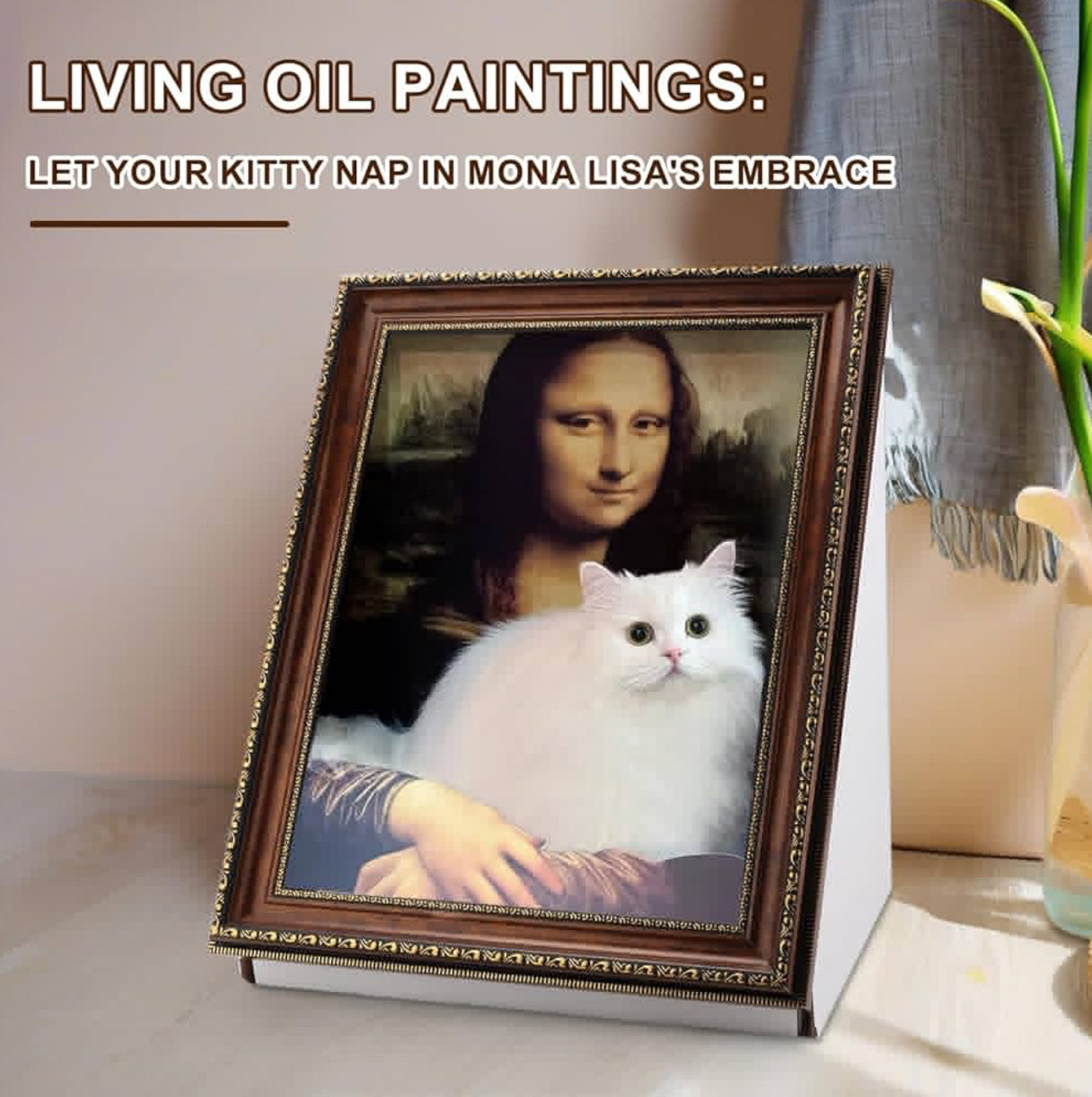 Mona Lisa Cat Bed Frame